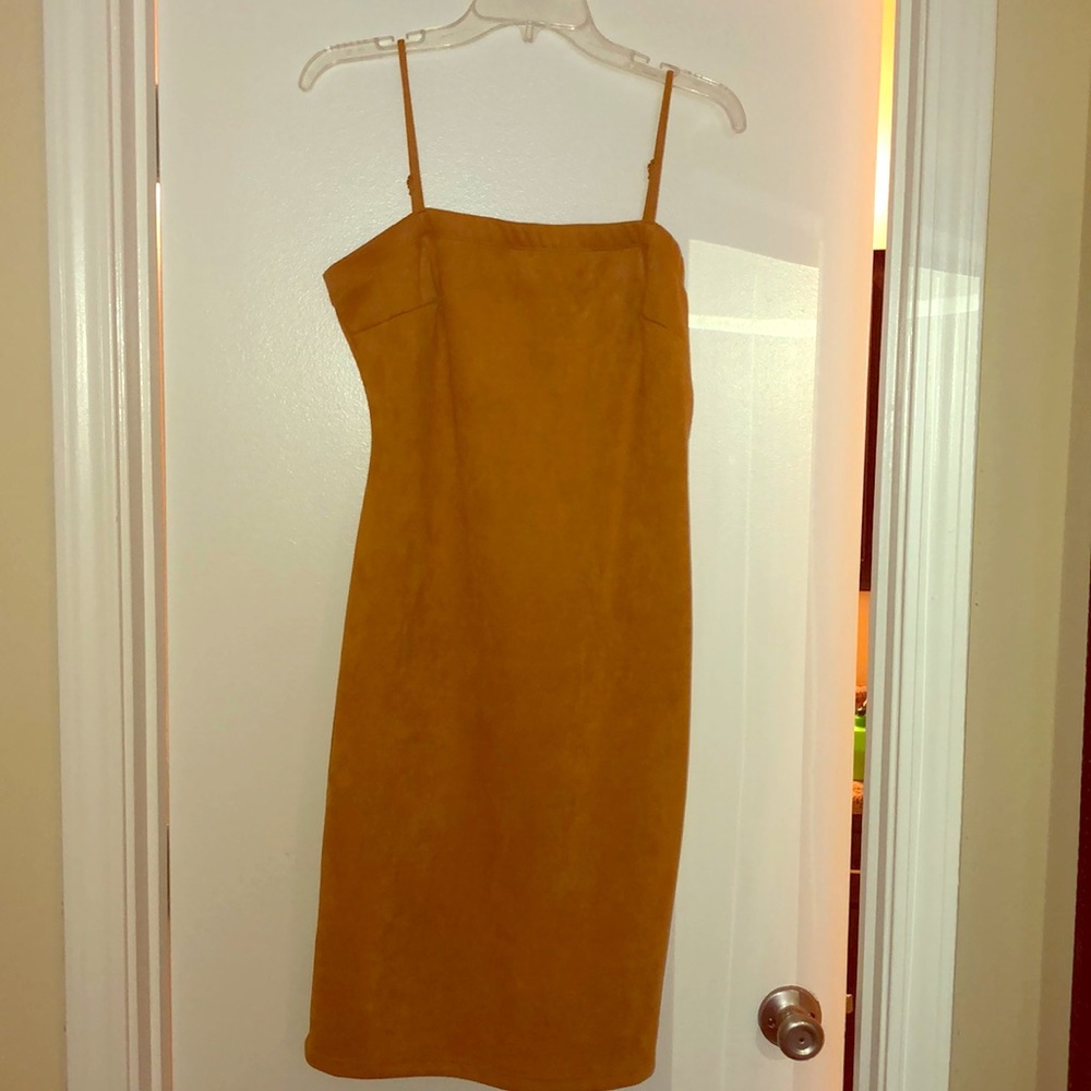 Mustard Yellow Bodycon Dress - Only Worn Once!